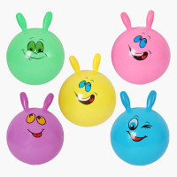 М`яч для фітнесу C 74525 діаметр 35 см висота з вушками - 40 см у пакеті ВИДАЄТЬСЯ МІКС