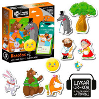 Гра розвиваюча Магнітний театр з аудіоказкою Казкові голоси Колобок 3206-38 Vladi Toys Vladi Toys