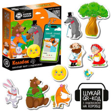 Гра розвиваюча Магнітний театр з аудіоказкою Казкові голоси Колобок 3206-38 Vladi Toys Vladi Toys