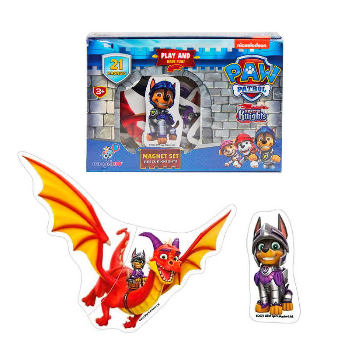 Набір магнітів ML 4034-06 Щенячий патруль Лицарі Magdum Magdum