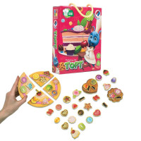 Игра магнитная Торт VT3004-01 укр Vladi Toys 6 основ 41 магнитный элемент Vladi Toys