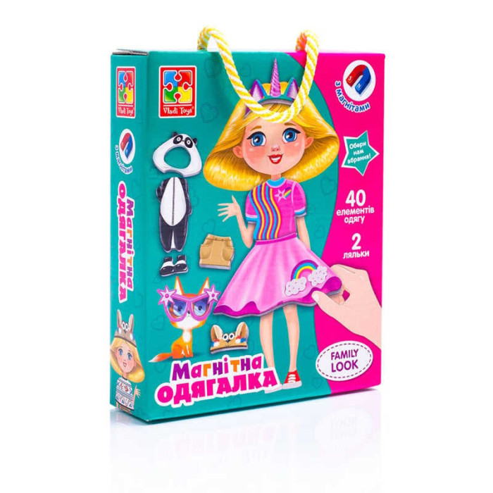 Магнитная игра-одевашка Family look Vladi Toys (VT 3702-21)