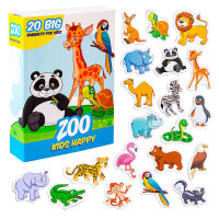 Набір магнітів Kids Happy Zoo ML4031-01 EN (70) Magdum англ мова в коробці