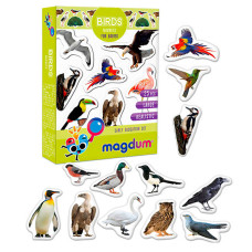 Магнітна гра ML4031-30 EN Magdum Birds Рhoto англ мова Magdum