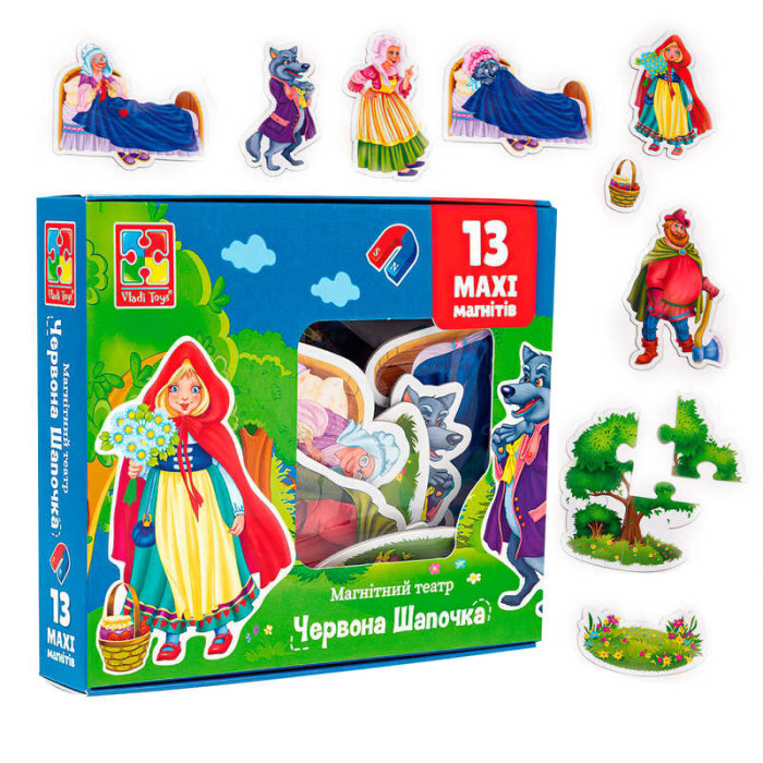 Гра настільна Магнітний театр Червона Шапочка VT3206-52 українською Vladi Toys