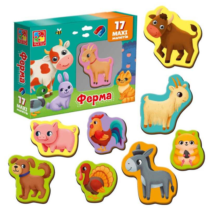 Набір магнітів Ферма укр Vladi Toys Vladi Toys