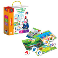 Гра розвиваюча магнітна Англійська для дітей - VT5411-09 Vladi Toys (штук) Vladi Toys
