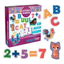 Магнітна гра Letters & Numbers ML4031-09 EN Magdum англ мова Magdum
