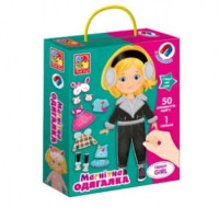 Гра настільна Магнітна одягалка Trendy girl - VT 3702-23 укр Vladi Toys дитяча модниця