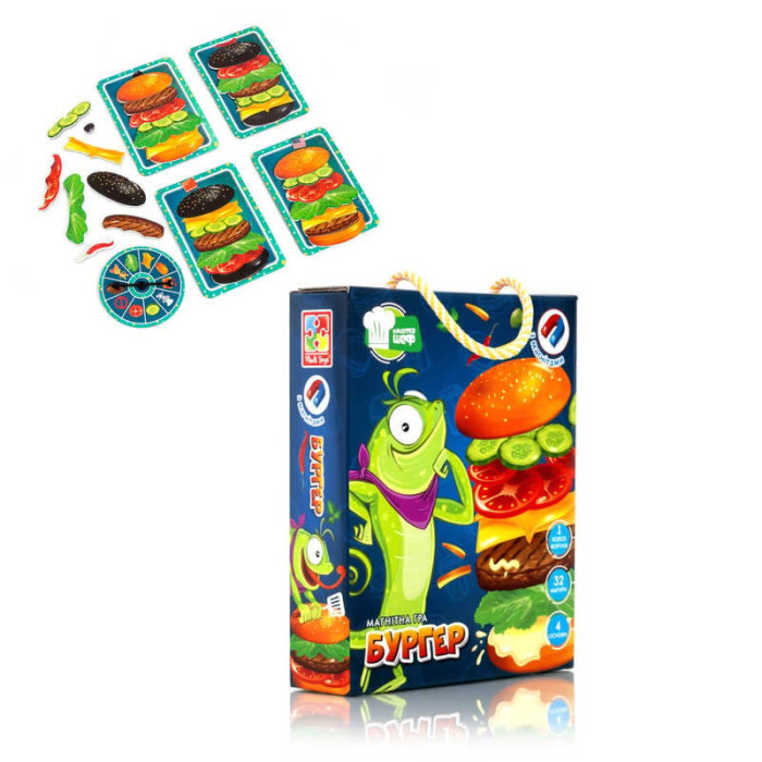 Магнітна гра Бургер VT2310-06 Vladi Toys Vladi Toys