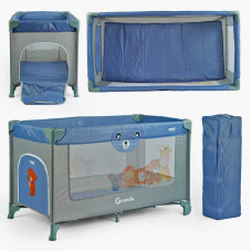 Ліжечко-манеж Toti T-04011 колір сірий розмір 126x65x75 см Toti