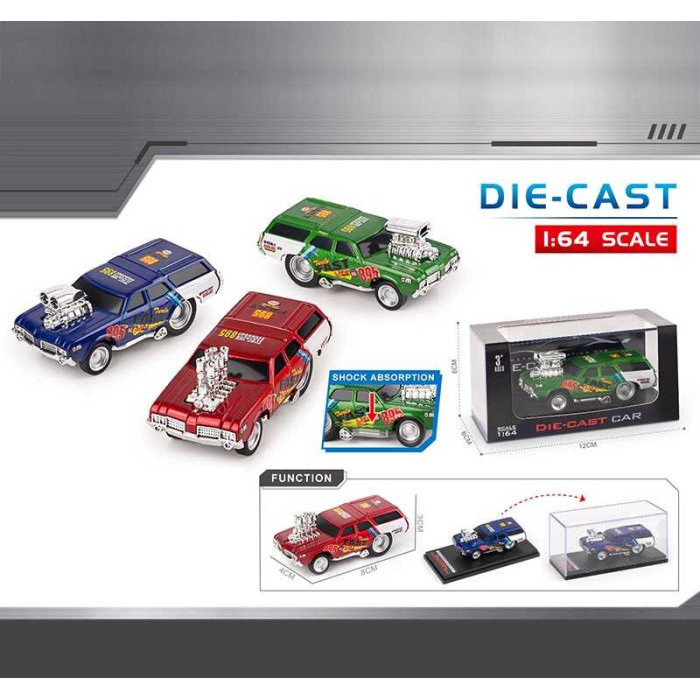 Машинка K 501 A11 металопластикова інерція масштаб 1:64 в коробці ВИДАЄТЬСЯ ТІЛЬКИ МІКС ВИДІВ