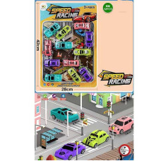 Набір машин 24615 12 штук на листі