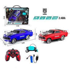 Машинка на радіокеруванні 12066-3 пульт 24 GHz сенсорний браслет акумулятор USB-кабель масштаб 1:18 підсвічування звуки режим демонстрації беззвучний режим