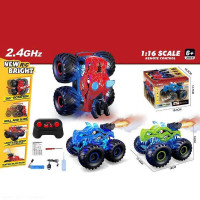 Машинка на радиоуправлении 662-9 3 вида подсветка масштаб 1:16 аккумулятор 37 V пульт 24 G парогенерация вращается на задних колесах в коробке ВЫДАЕТСЯ МИКС ВИДОВ