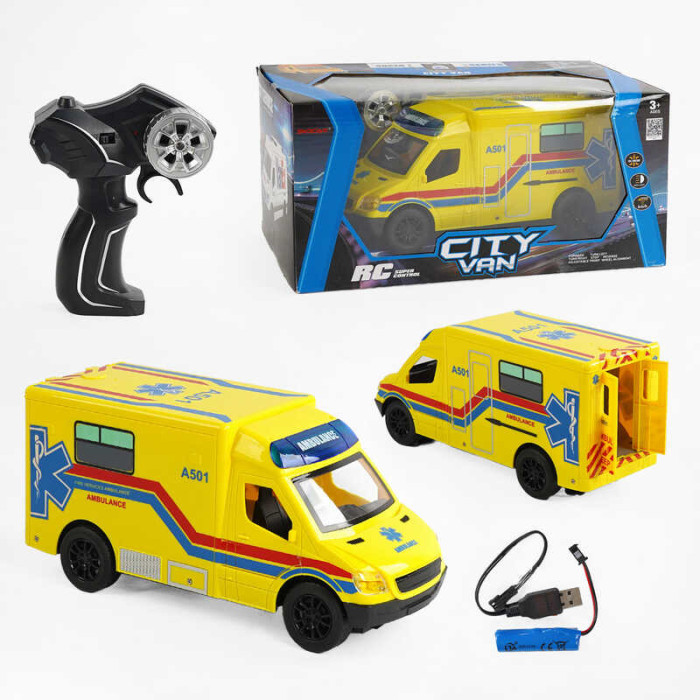 Машина на радіокеруванні 666-770 A Швидка допомога акумулятор 37V світло