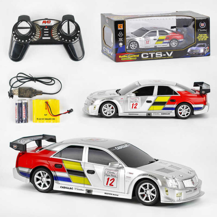 Машина на радіокеруванні 866-1805 B Cadillac світло акумулятор 48V 24 Ghz-А батарейки