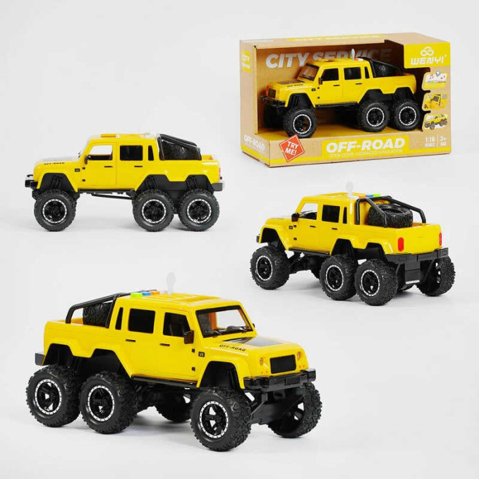 Джип WY 480 B звук подсветка инерция двери масштаб 1:16