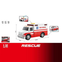 Спецтехніка WY 1109 A Пожежний автомобіль звук підсвічування масштаб 1:32 інерція в коробці