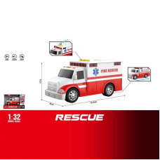 Спецтехніка WY 1109 A Пожежний автомобіль звук підсвічування масштаб 1:32 інерція в коробці
