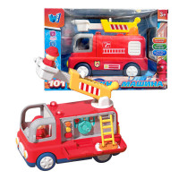 Музична машинка WToys ОЗВУЧУВАННЯ УКРАЇНСЬКОЮ МОВОЮ Пожежна машина WToys