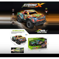 Машинка 111-9 2 кольори інерція протиударний корпус масштаб 1:22 підсвічування звуки на батарейках в коробці - Дитяча іграшка колірна машинка