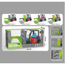 Спецтехніка X 555-55 4 види вилковий навантажувач звук підсвічування шестерні колесо вільного ходу