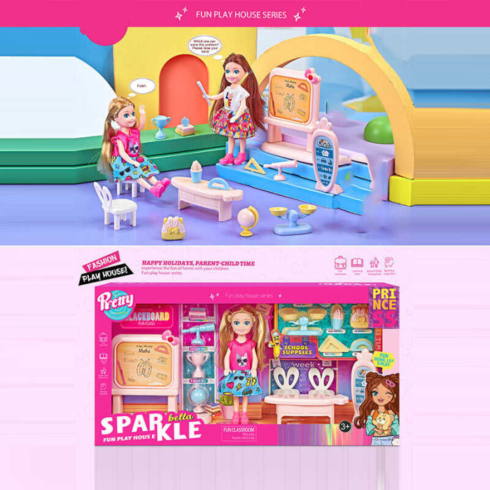 Лялька 7016 14 см аксесуари меблі