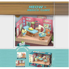 Набір меблів HY 109 C1 “Медичний кабінет” підсвічування мелодії фігурки тварин муляжі медичних інструментів меблів та обладнання