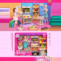 Лялька 7011 30 см шарнірні суглоби аксесуари меблі