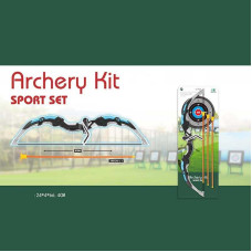 Лук 988-687 D 62 см 3 стріли з присосками мішень на листі