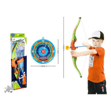 Лук 6032 довжина 65 см футляр для стріл мішень 3 стріли з присосками в коробці
