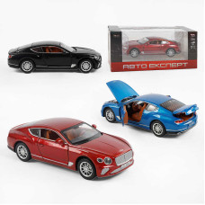 Машина TX 41120 Авто Експерт 3 види металопластик масштаб 1:22 світло звук інерція відчиняються двері багажник та капот ВИДАЄТЬСЯ МІКС ВИДІВ Авто Експерт