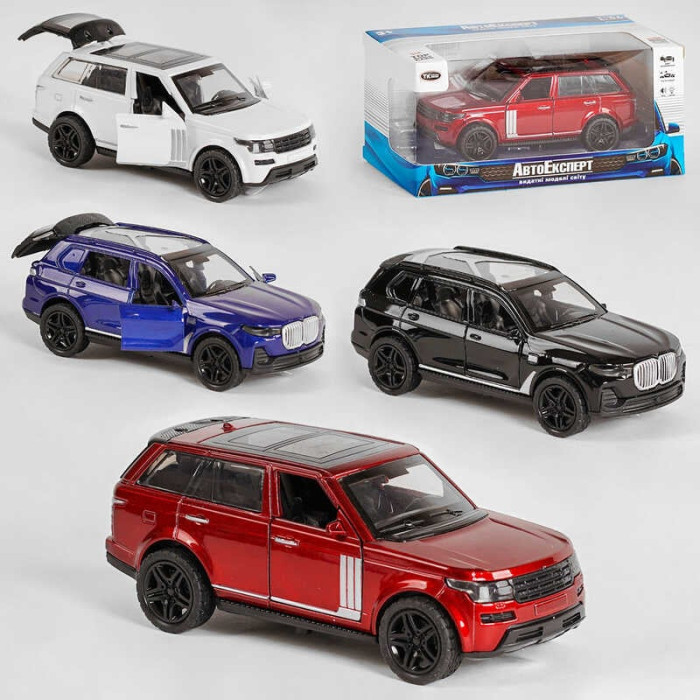 Машинка MG-60712 Авто Эксперт 4 вида 1:36 свет звук инерция