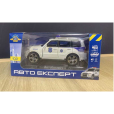 Машина 51282 Авто Експерт масштаб 1:32 світло звук інерція відчиняються двері багажник капот Авто Експерт