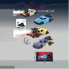 Машинка з парогенерацією звуками підсвічуванням гумові шини (в коробці)