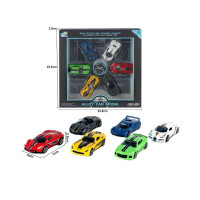 Набір машин 6619 6 штук металопластик інерція