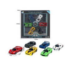 Набір машин 6619 6 штук металопластик інерція