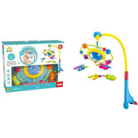 Карусель SL 81016 A 3 режими 4 підвіски-брязкальця проєктор колискова мелодія на батарейках