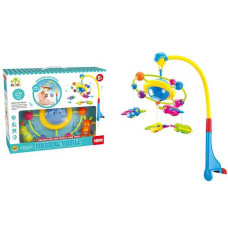 Карусель SL 81016 A 3 режими 4 підвіски-брязкальця проєктор колискова мелодія на батарейках