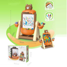 Мольберт 899-93 Y двосторонній малювання маркерами механічний тетрис маркери “пиши-витирай”