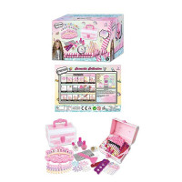 Набір для манікюру J 1148 B лаки накладні нігті набір для стемпінгу підставка розділювач для пальчиків пилочка