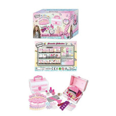 Набір для манікюру J 1148 B лаки накладні нігті набір для стемпінгу підставка розділювач для пальчиків пилочка