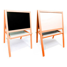 Мольберт вел магнітний помаранчевий 15372 Ігруша дошка ш60 * в40см підставка ш100 * в65см одна сторона Ігруша