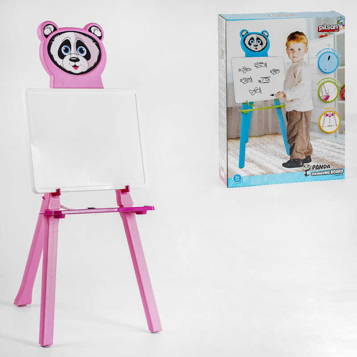 Мольберт 03-418 Pilsan РОЖЕВИЙ Панда Pilsan