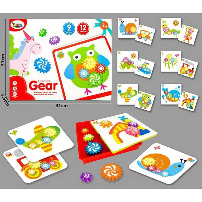 Мозаїка 66825 12 карточок 9 шестерній платформа