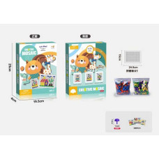 Мозаїка 0421 B-1 розмір 19*245 см картки з прикладами в коробці Навчальна дитяча гра