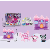 Набір героїв YQ 512 2 фігурки героїв замок стіл та стільці аксесуари