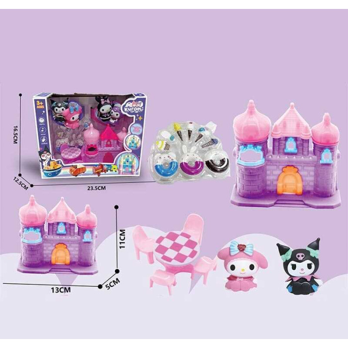 Набір героїв YQ 512 2 фігурки героїв замок стіл та стільці аксесуари