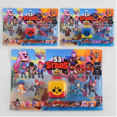 Герої LDY 220811 BRAWL STARS 3 види на листі